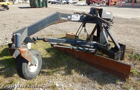 skid steer backhoe attachments used|used skid steer grader attachment.